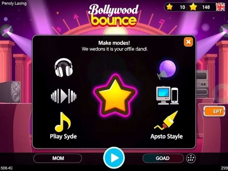 Bollywood Bounce Gameplay Modes